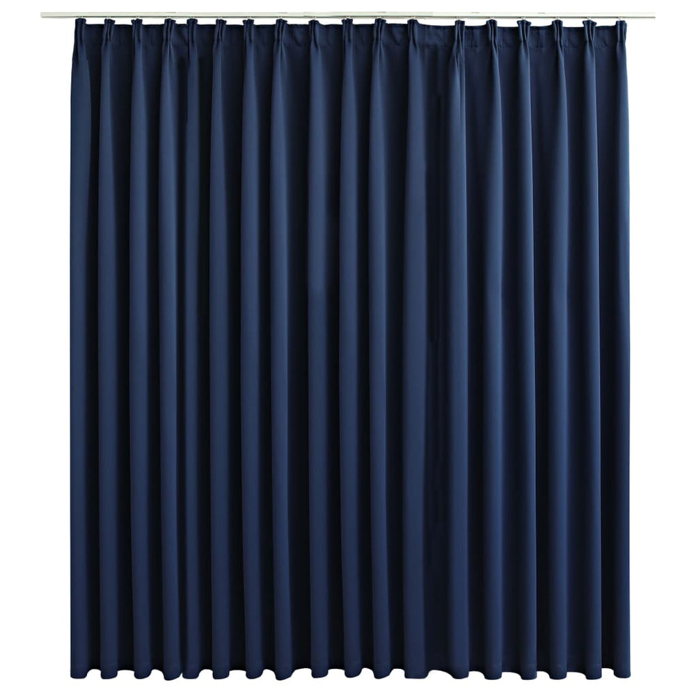 Verdunkelungsvorhang mit Haken Blau 290 x 245 cm Stilecasa