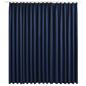 Verdunkelungsvorhang mit Haken Blau 290 x 245 cm Stilecasa