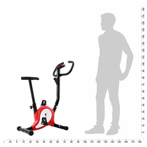 Heimtrainer mit Riemenantrieb Rot