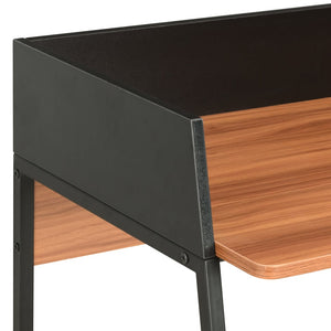 vidaXL Schreibtisch Schwarz und Braun 90x60x88 cm