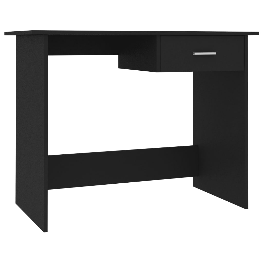 vidaXL Schreibtisch Schwarz 100×50×76 cm Holzwerkstoff