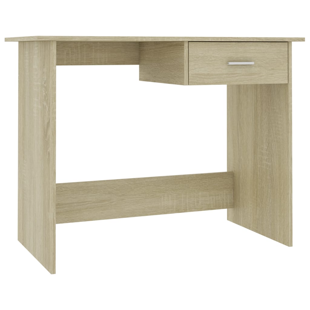 Schreibtisch Sonoma-Eiche 100x50x76 cm Holzwerkstoff Stilecasa