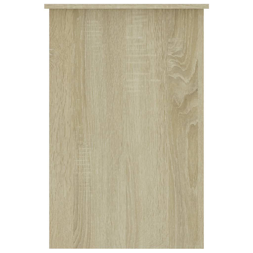 Schreibtisch Sonoma-Eiche 100x50x76 cm Holzwerkstoff Stilecasa