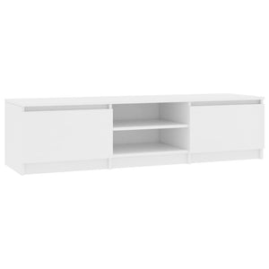 vidaXL TV-Schrank Weiß 140×40×35,5 cm Holzwerkstoff