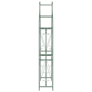 Rosenbogen Dunkelgrün 120x38x258 cm Eisen