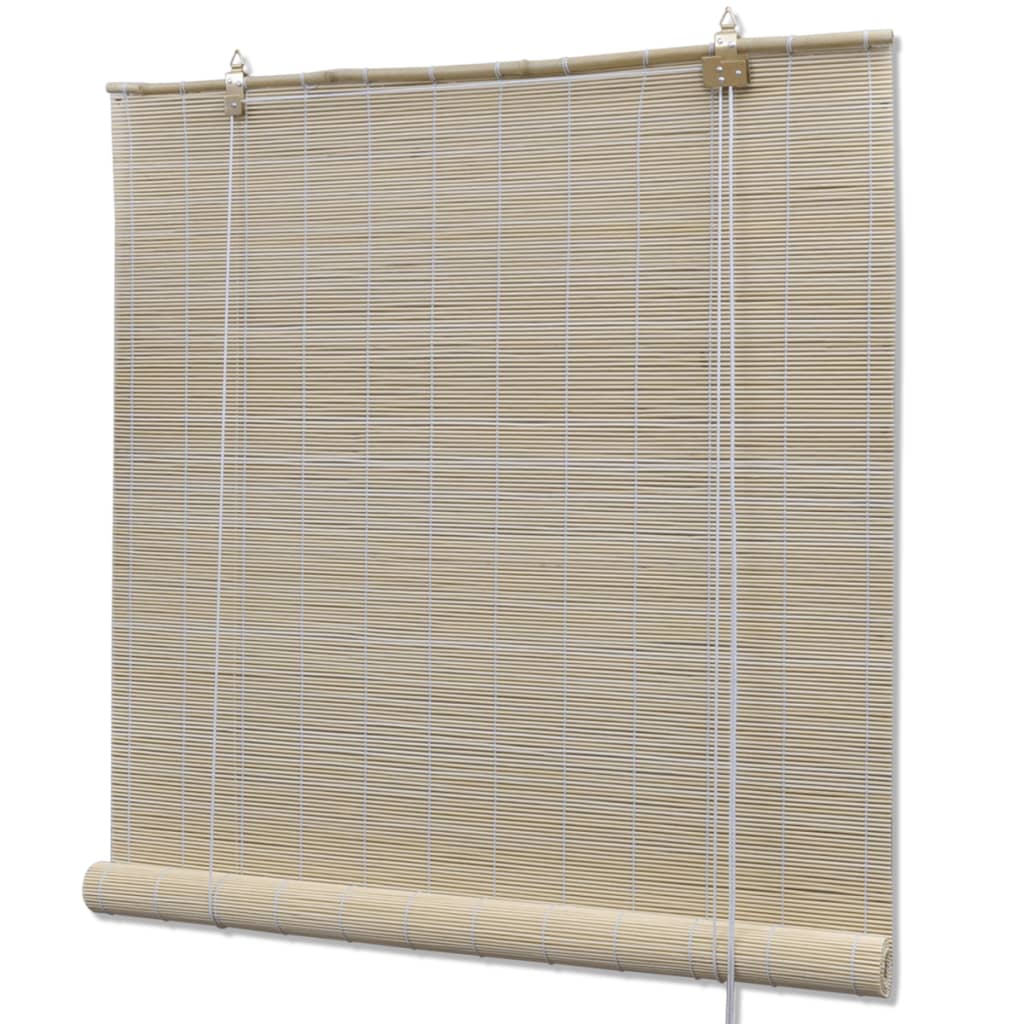 Bambusrollos Natur 2 Stk. 120x160 cm Stilecasa