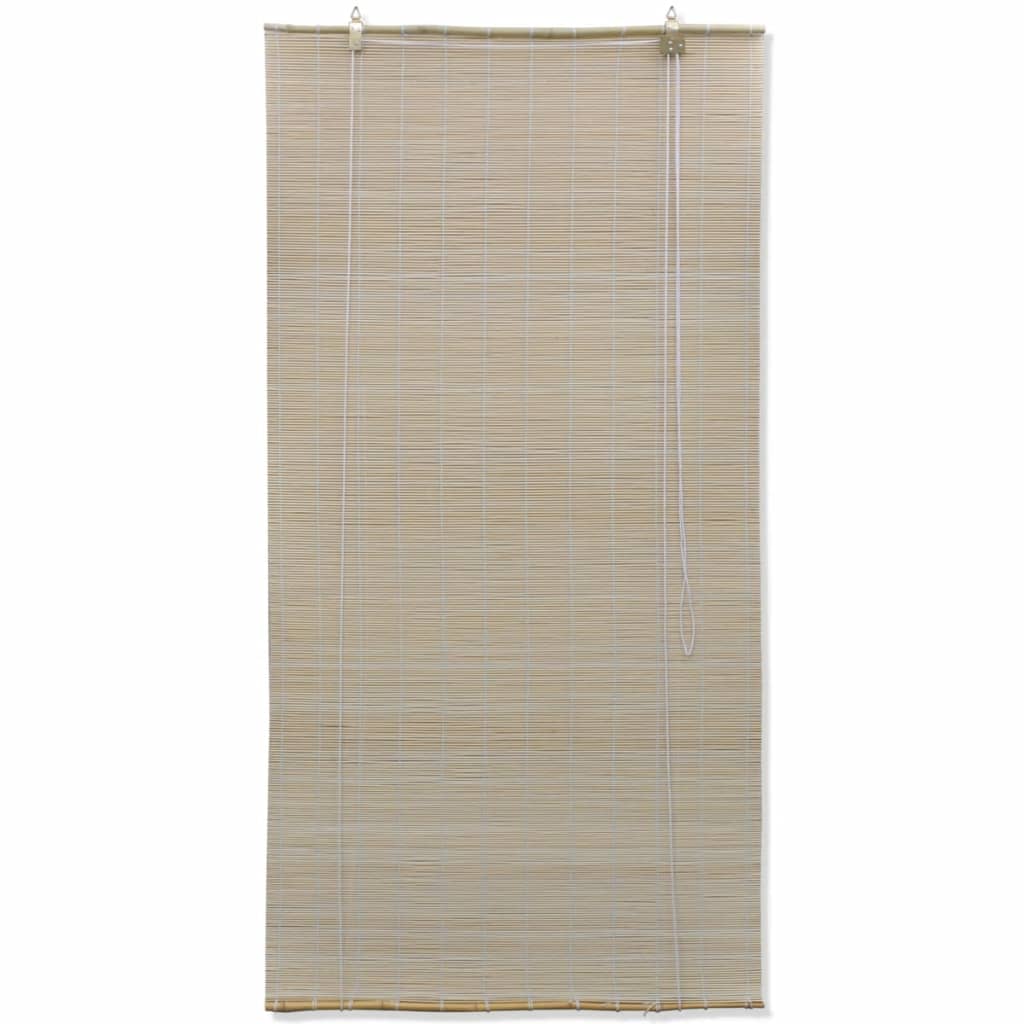 Bambusrollos Natur 2 Stk. 120x160 cm Stilecasa