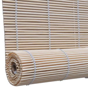 Bambusrollos Natur 2 Stk. 120x160 cm Stilecasa