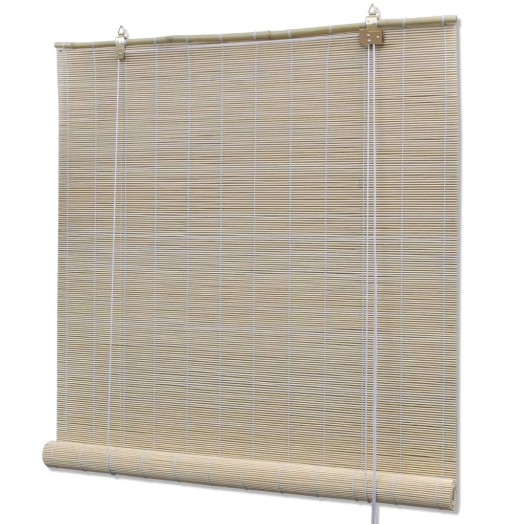 Bambusrollos Natur 4 Stk. 120x160 cm Stilecasa