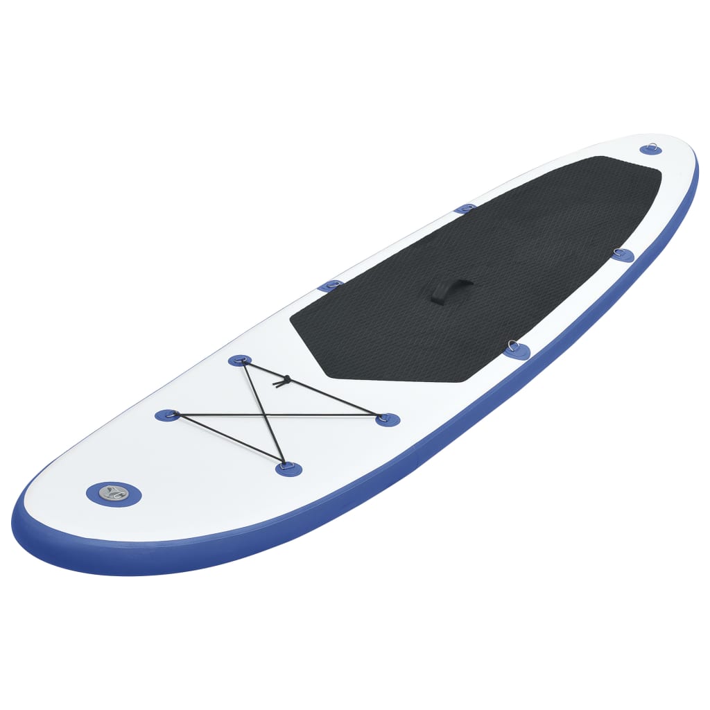 vidaXL Stand Up Paddle Surfboard SUP Aufblasbar Blau und Weiß