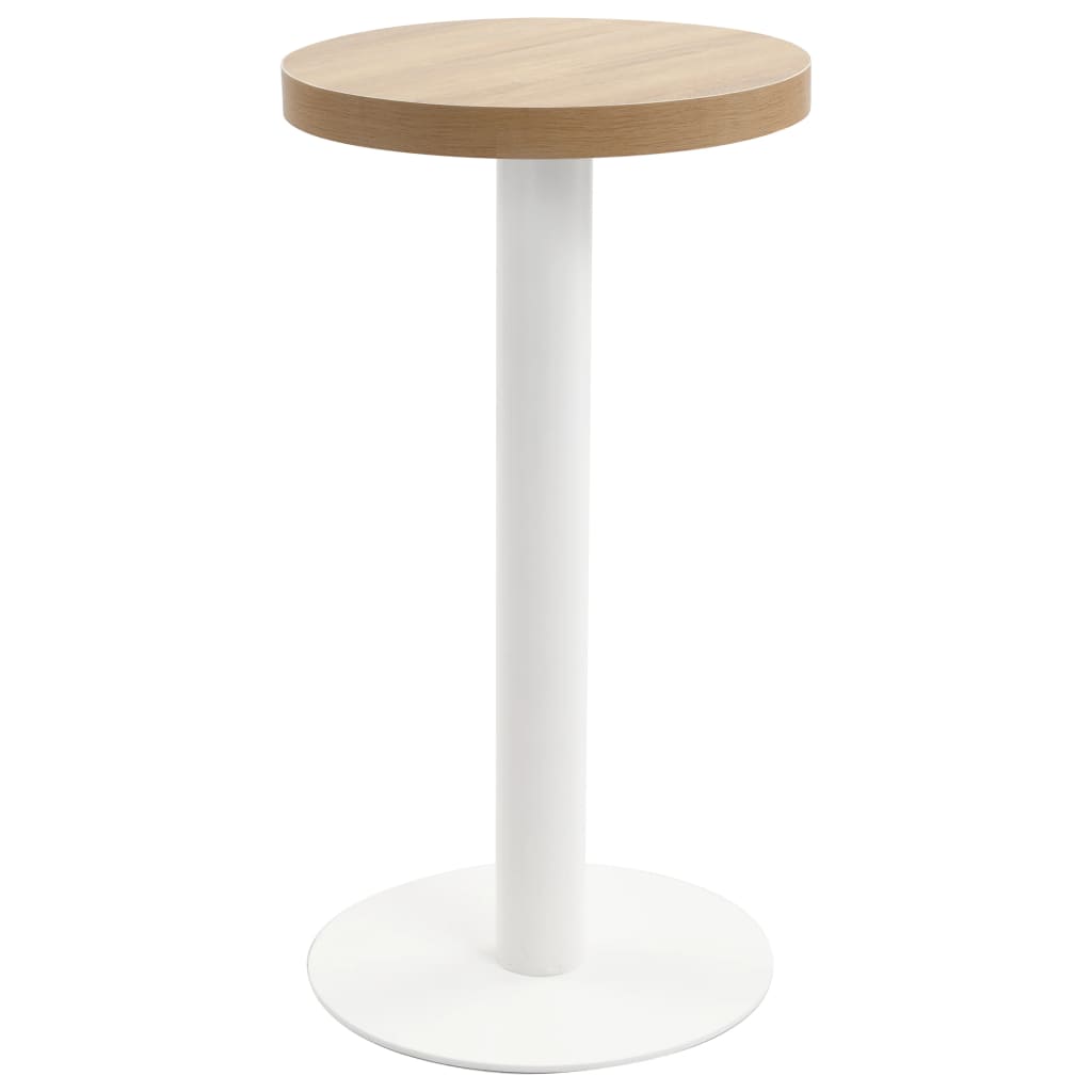 Bistrotisch Hellbraun 40 cm MDF