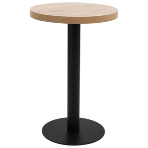 Bistrotisch Hellbraun 50 cm MDF