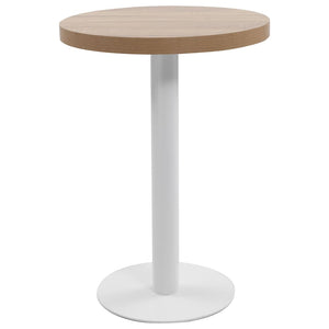 Bistrotisch Hellbraun 60 cm MDF