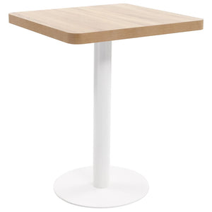 Bistrotisch Hellbraun 60x60 cm MDF Stilecasa