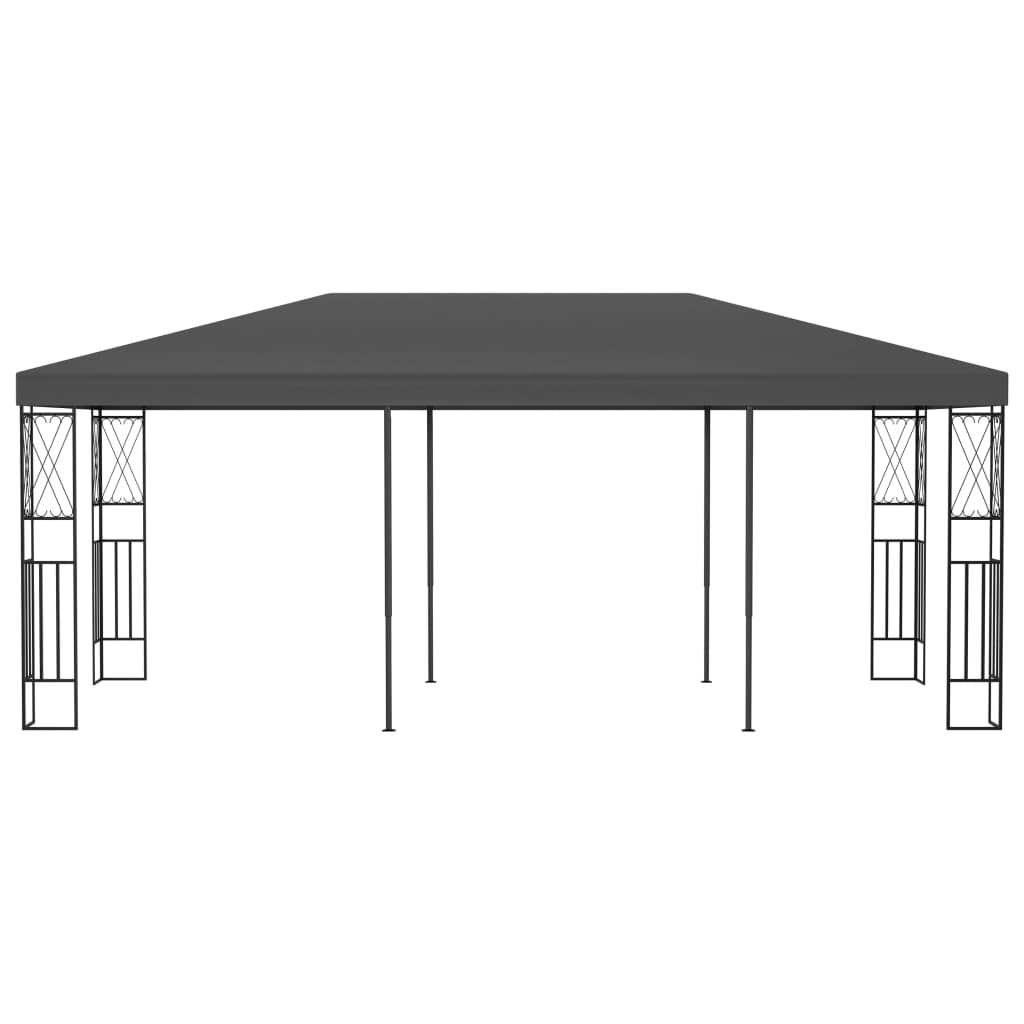 Pavillon 3x6 m Anthrazit Stoff Stilecasa