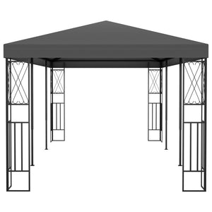 Pavillon 3x6 m Anthrazit Stoff Stilecasa