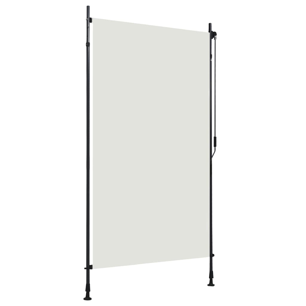 vidaXL Außenrollo 120 x 270 cm Creme