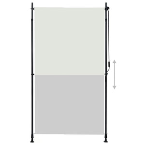 vidaXL Außenrollo 120 x 270 cm Creme