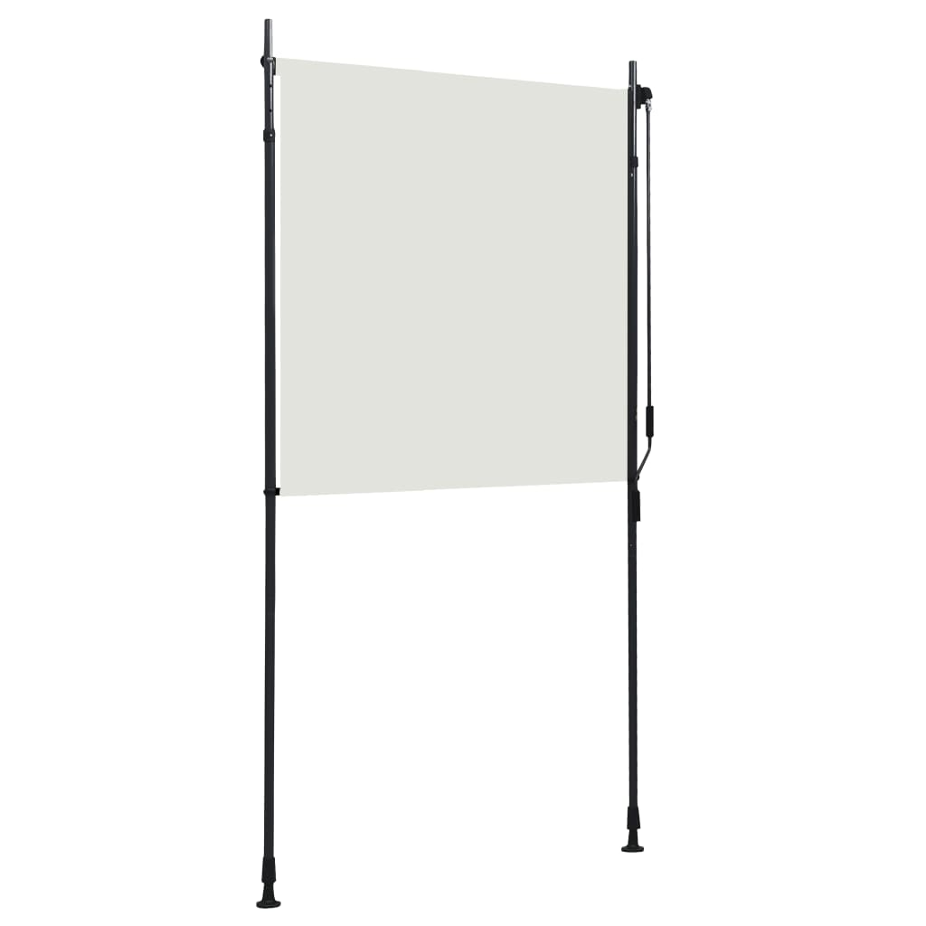 vidaXL Außenrollo 120 x 270 cm Creme