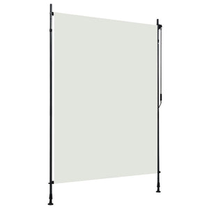 vidaXL Außenrollo 150 x 270 cm Creme