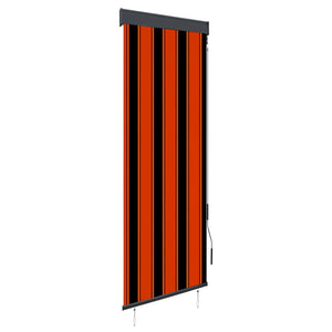 vidaXL Außenrollo 60 x 250 cm Orange und Braun