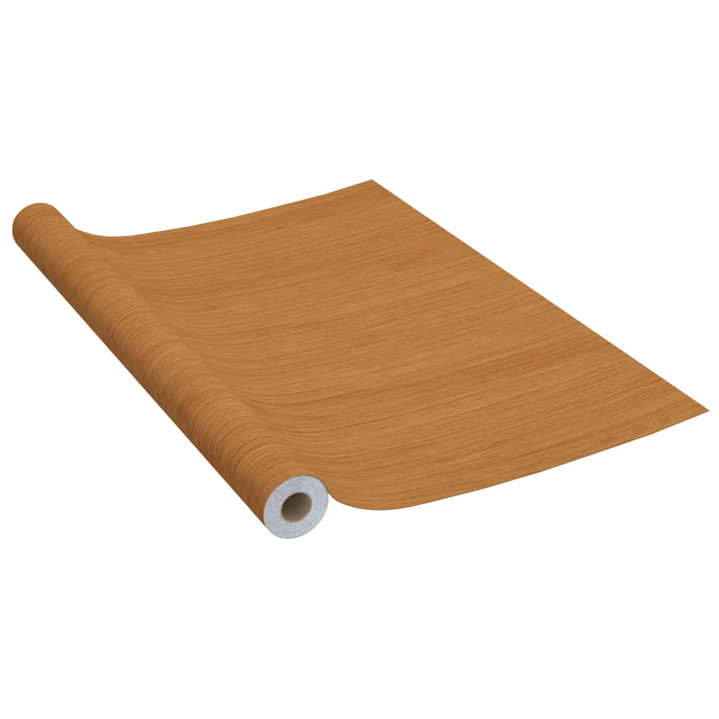 vidaXL Selbstklebende Möbelfolie Helle Eiche 500 x 90 cm PVC