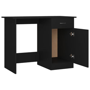 vidaXL Schreibtisch Schwarz 100x50x76 cm Holzwerkstoff