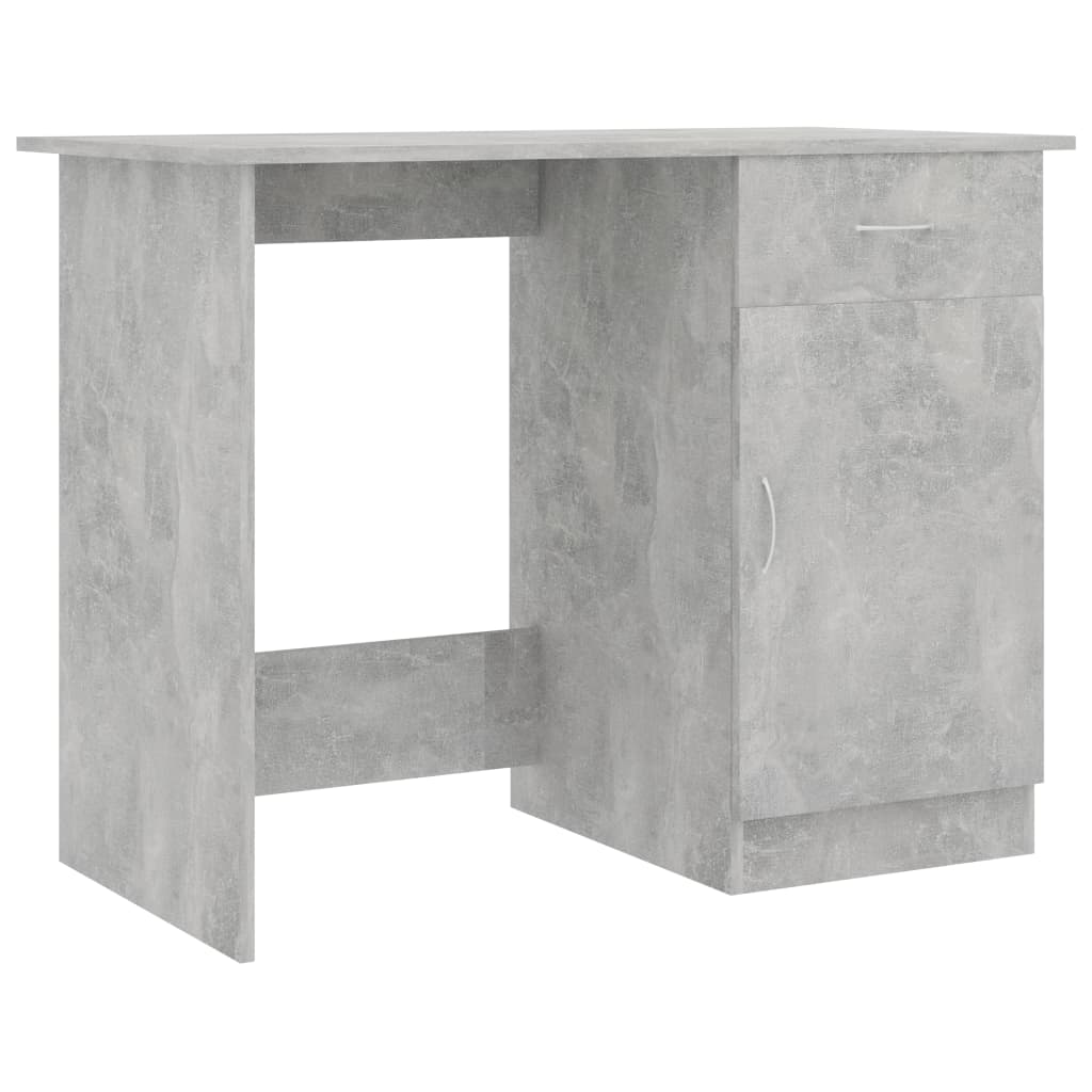 vidaXL Schreibtisch Betongrau 100x50x76 cm Holzwerkstoff