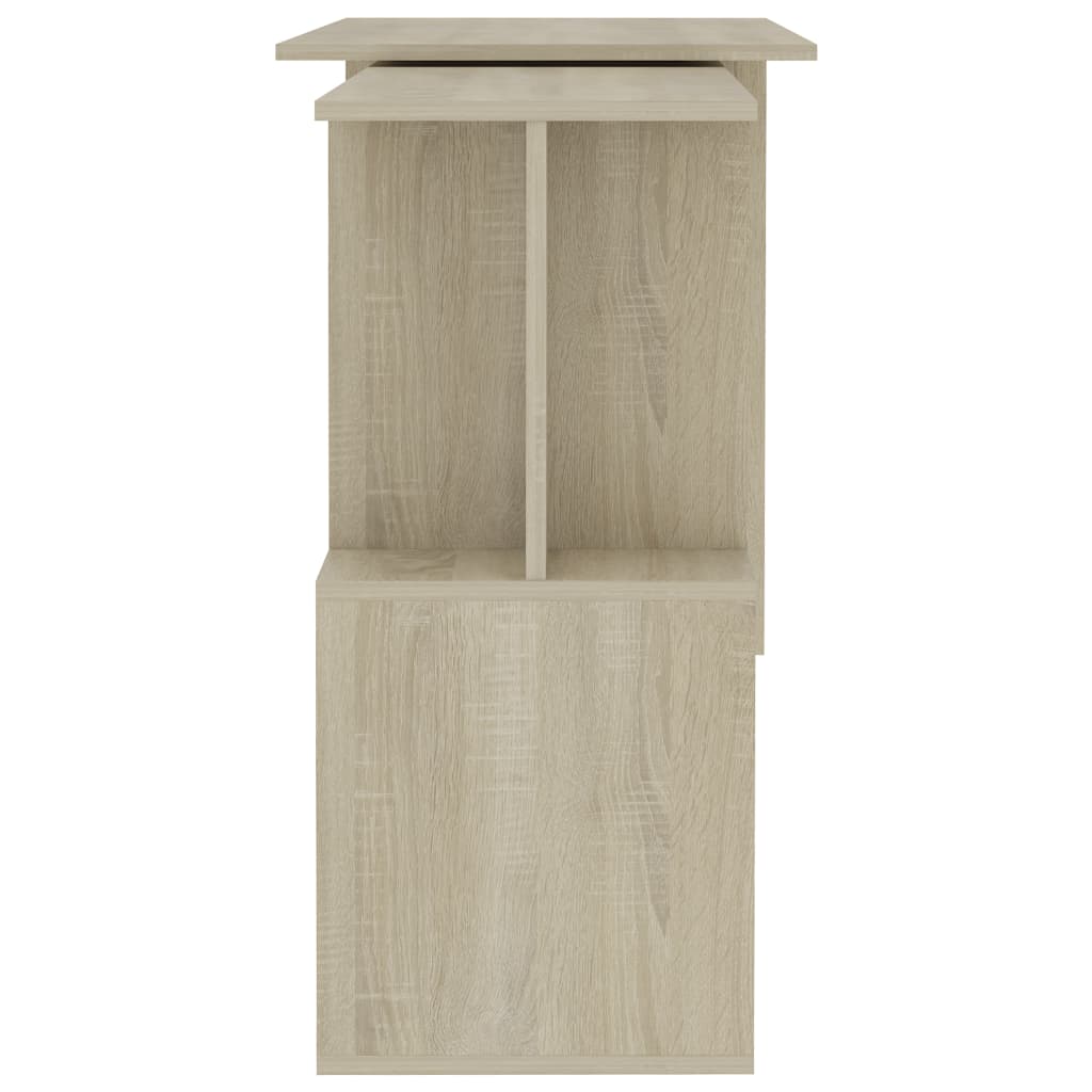 Eckschreibtisch Sonoma-Eiche 200x50x76 cm Holzwerkstoff Stilecasa