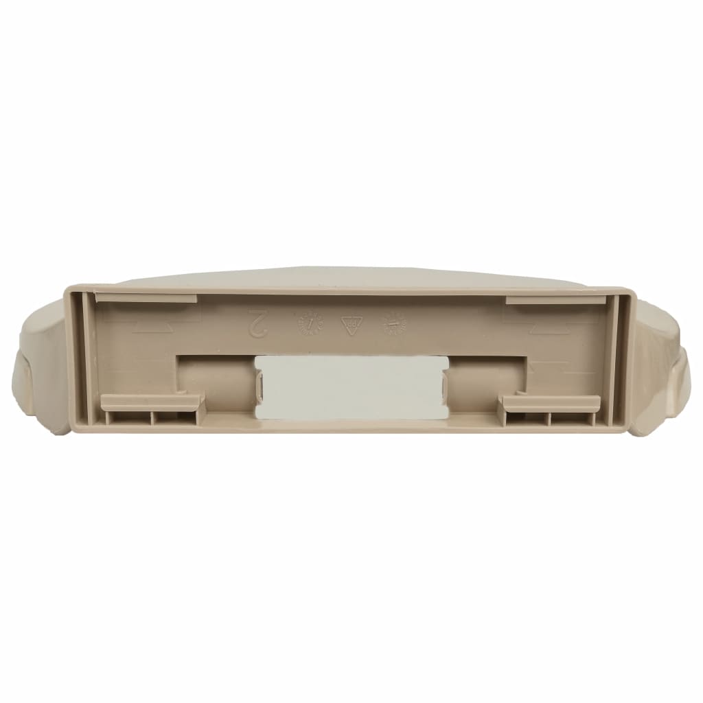 vidaXL Toilettensitz mit Absenkautomatik Beige Oval