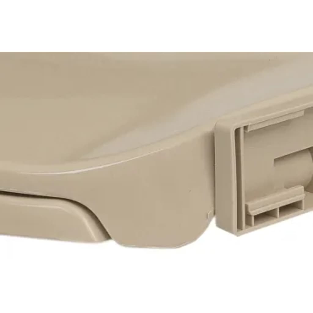 vidaXL Toilettensitz mit Absenkautomatik Beige Oval