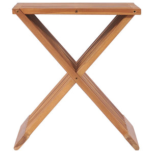 vidaXL Klappbarer Hocker 40×32×45 cm Massivholz Teak