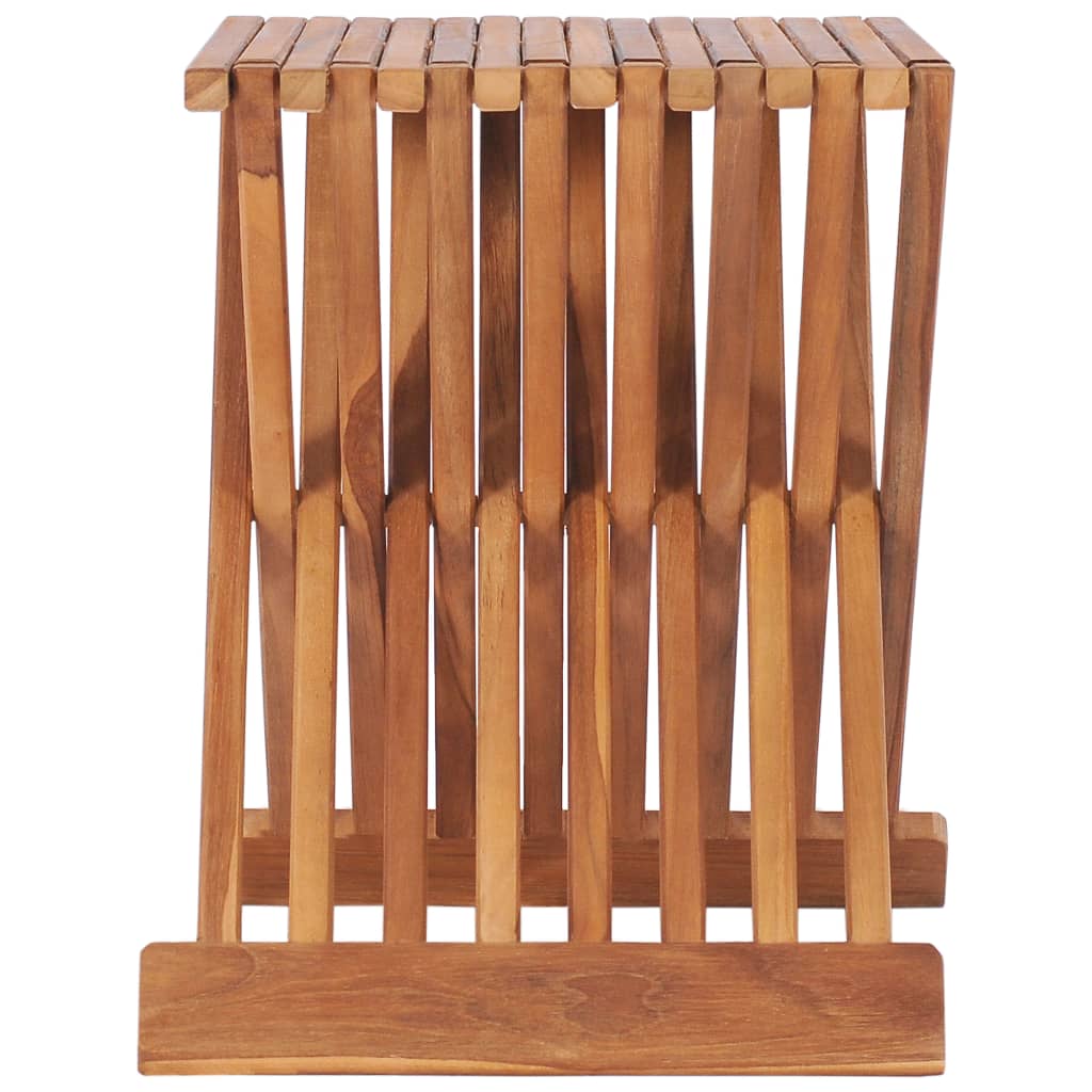 vidaXL Klappbarer Hocker 40×32×45 cm Massivholz Teak