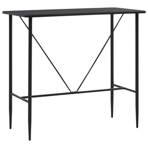 vidaXL 5-tlg. Bar-Set Stoff Schwarz