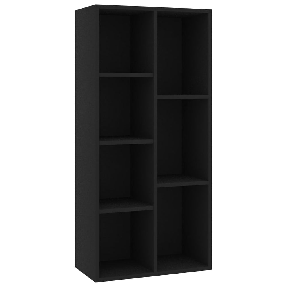 Bücherregal Schwarz 50x25x106 cm Holzwerkstoff Stilecasa