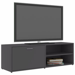 vidaXL TV-Schrank Grau 120x34x37 cm Holzwerkstoff