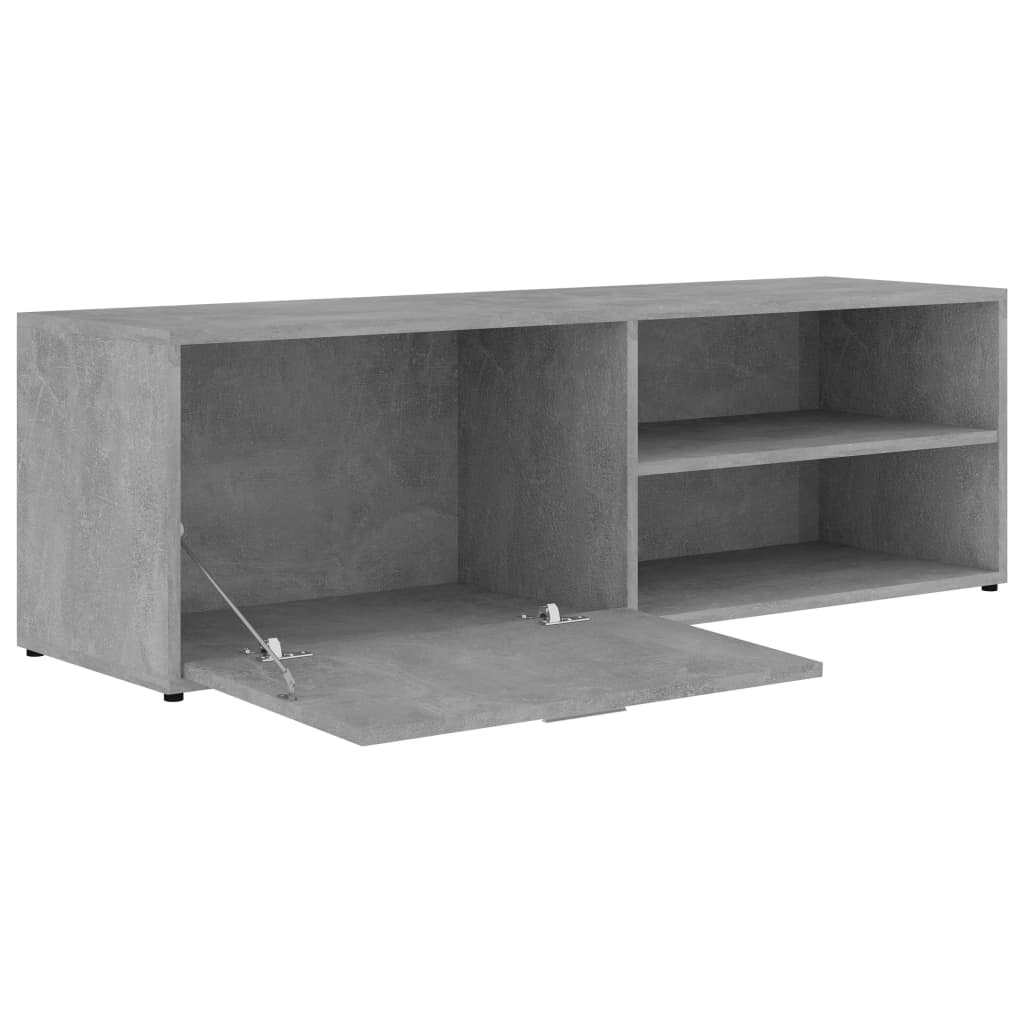 vidaXL TV-Schrank Betongrau 120x34x37 cm Holzwerkstoff