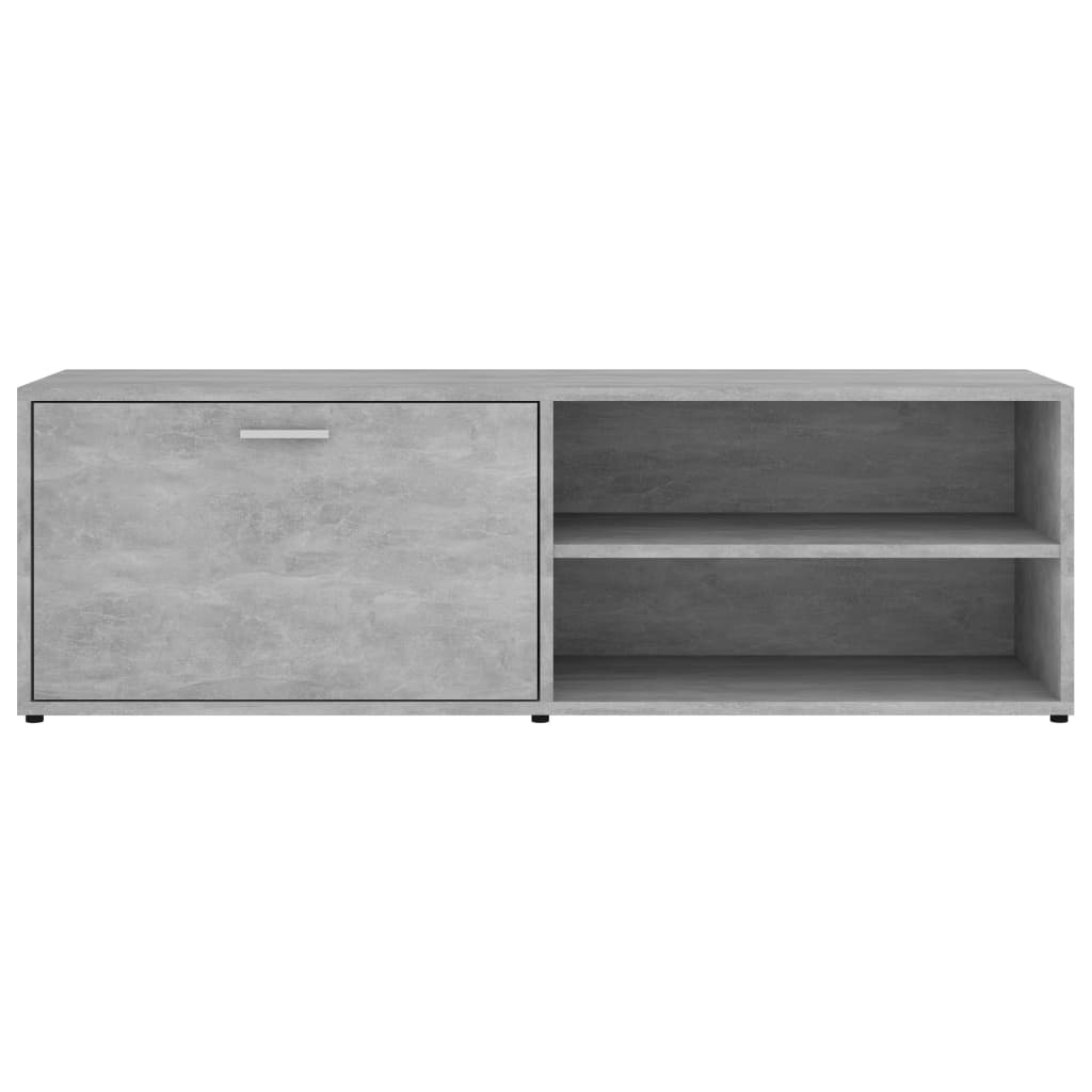 vidaXL TV-Schrank Betongrau 120x34x37 cm Holzwerkstoff