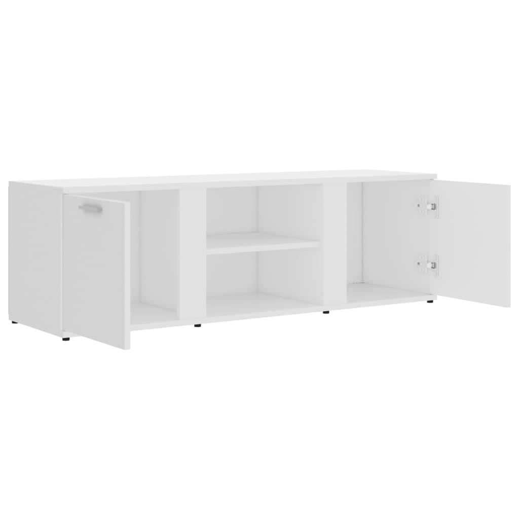 vidaXL TV-Schrank Weiß 120x34x37 cm Holzwerkstoff