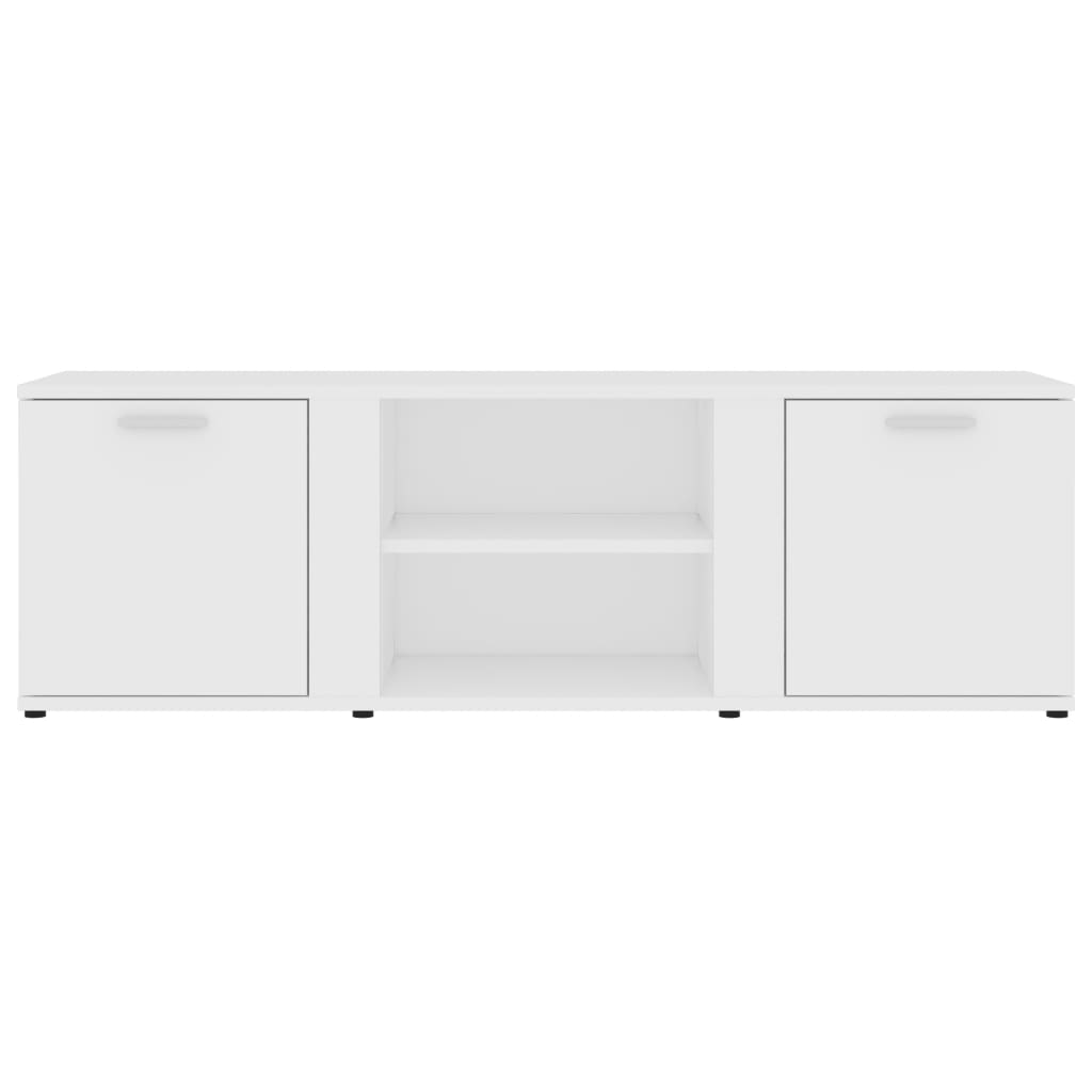 vidaXL TV-Schrank Weiß 120x34x37 cm Holzwerkstoff