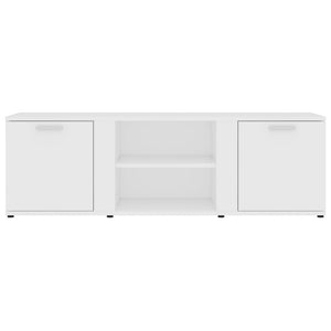 vidaXL TV-Schrank Weiß 120x34x37 cm Holzwerkstoff