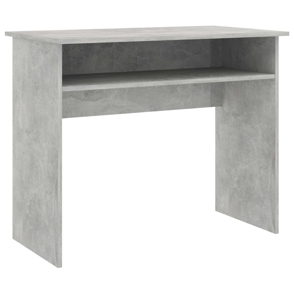 Schreibtisch Betongrau 90x50x74 cm Holzwerkstoff Stilecasa