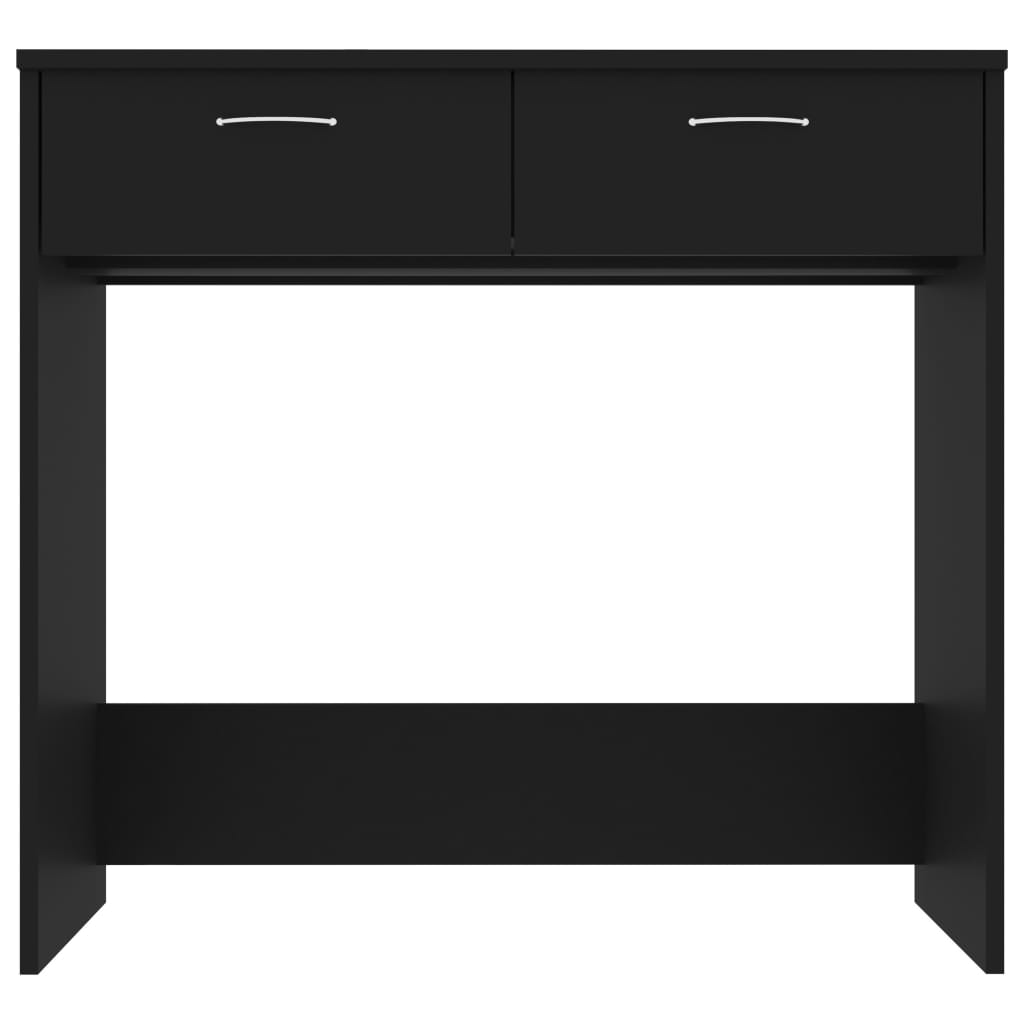 vidaXL Schreibtisch Schwarz 80x40x75 cm Holzwerkstoff