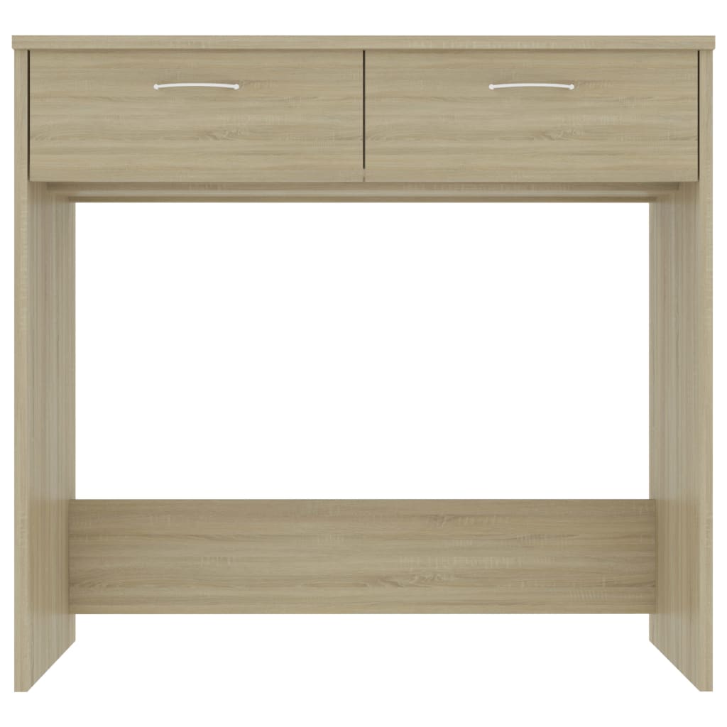 vidaXL Schreibtisch Sonoma-Eiche 80x40x75 cm Holzwerkstoff