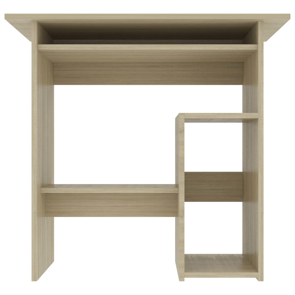 vidaXL Schreibtisch Sonoma-Eiche 80x45x74 cm Holzwerkstoff