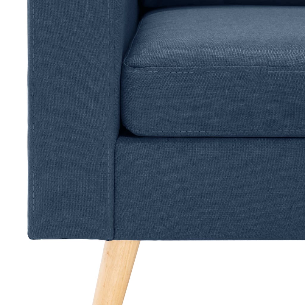 Sessel Blau Stoff Stilecasa