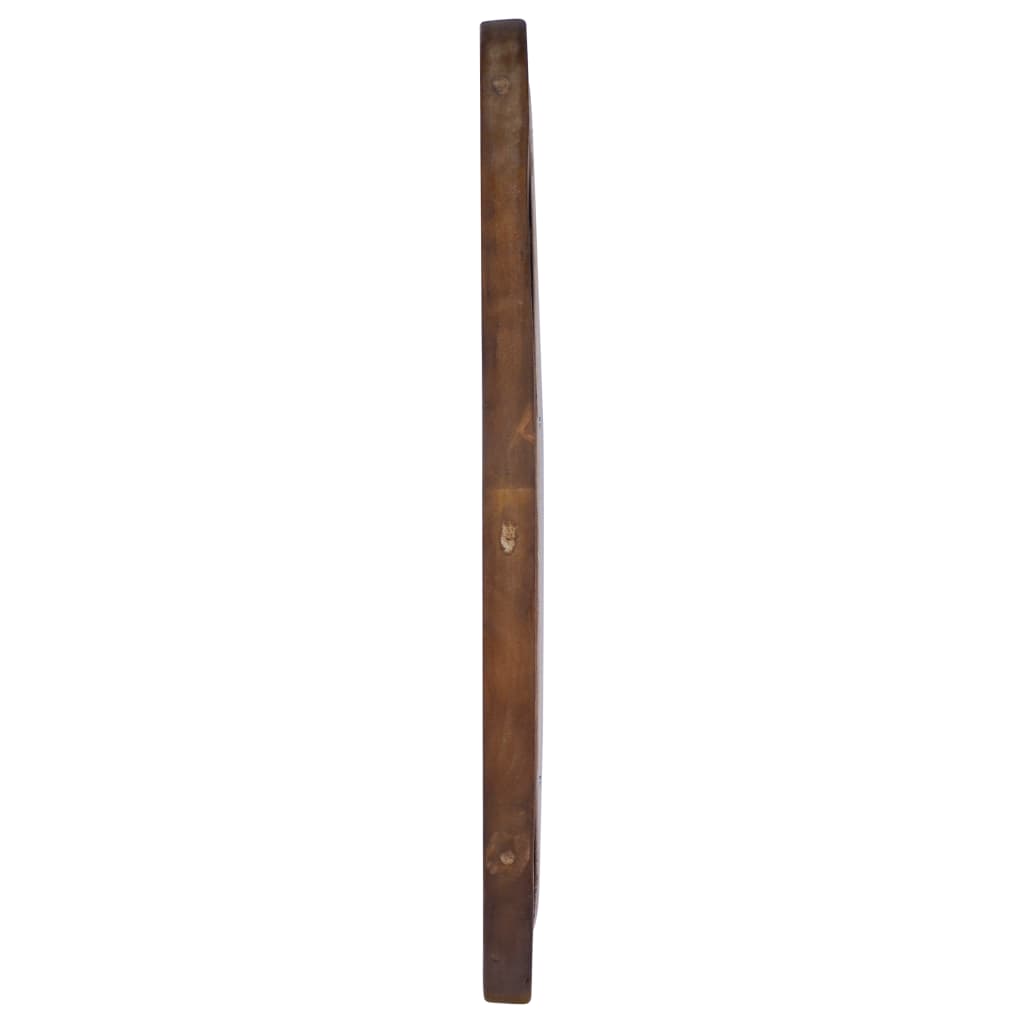 Wandspiegel 60 cm Teak Rund Stilecasa