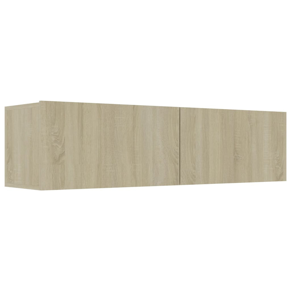 TV-Schrank Sonoma-Eiche 120x30x30 cm Holzwerkstoff Stilecasa