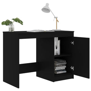 vidaXL Schreibtisch Schwarz 100x50x76 cm Holzwerkstoff