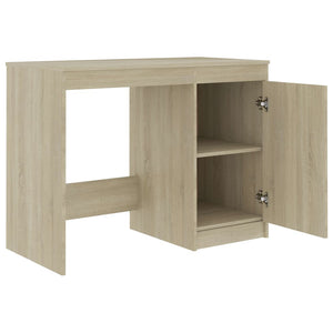 vidaXL Schreibtisch Sonoma-Eiche 100x50x76 cm Holzwerkstoff